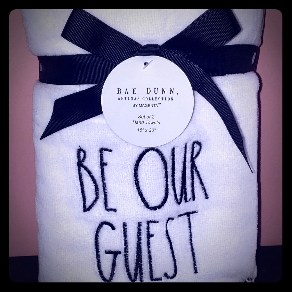 Rae Dunn hand towels